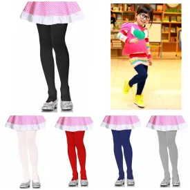 6 Pc Set Baby Kids Toddler Girls Stockings Socks Footed Tights Leg Warmer Small