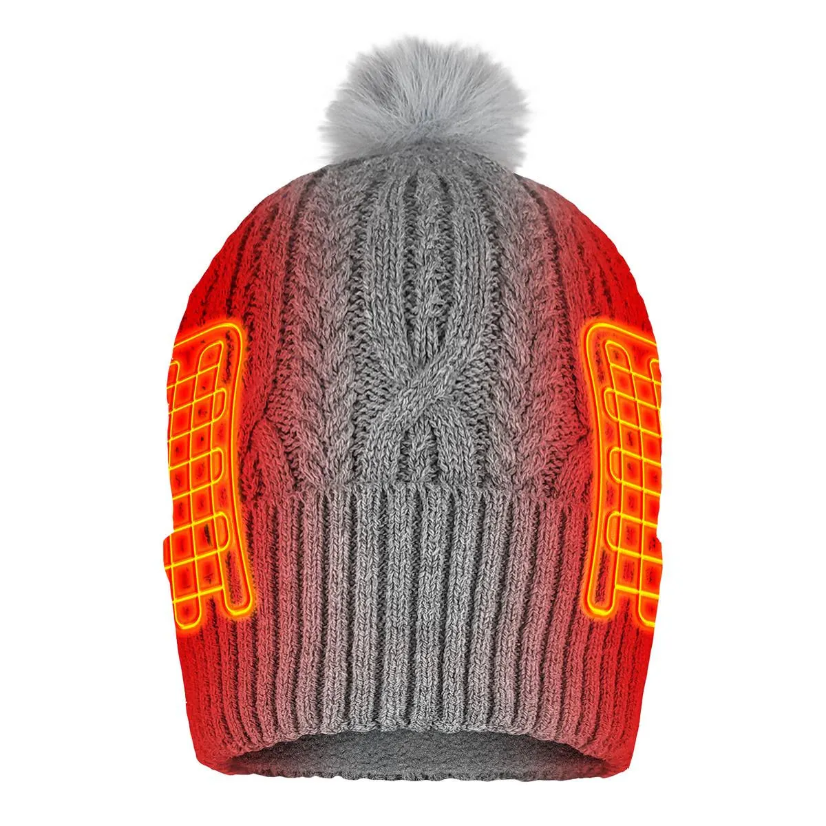 ActionHeat 5V Battery Heated Cable Knit Beanie