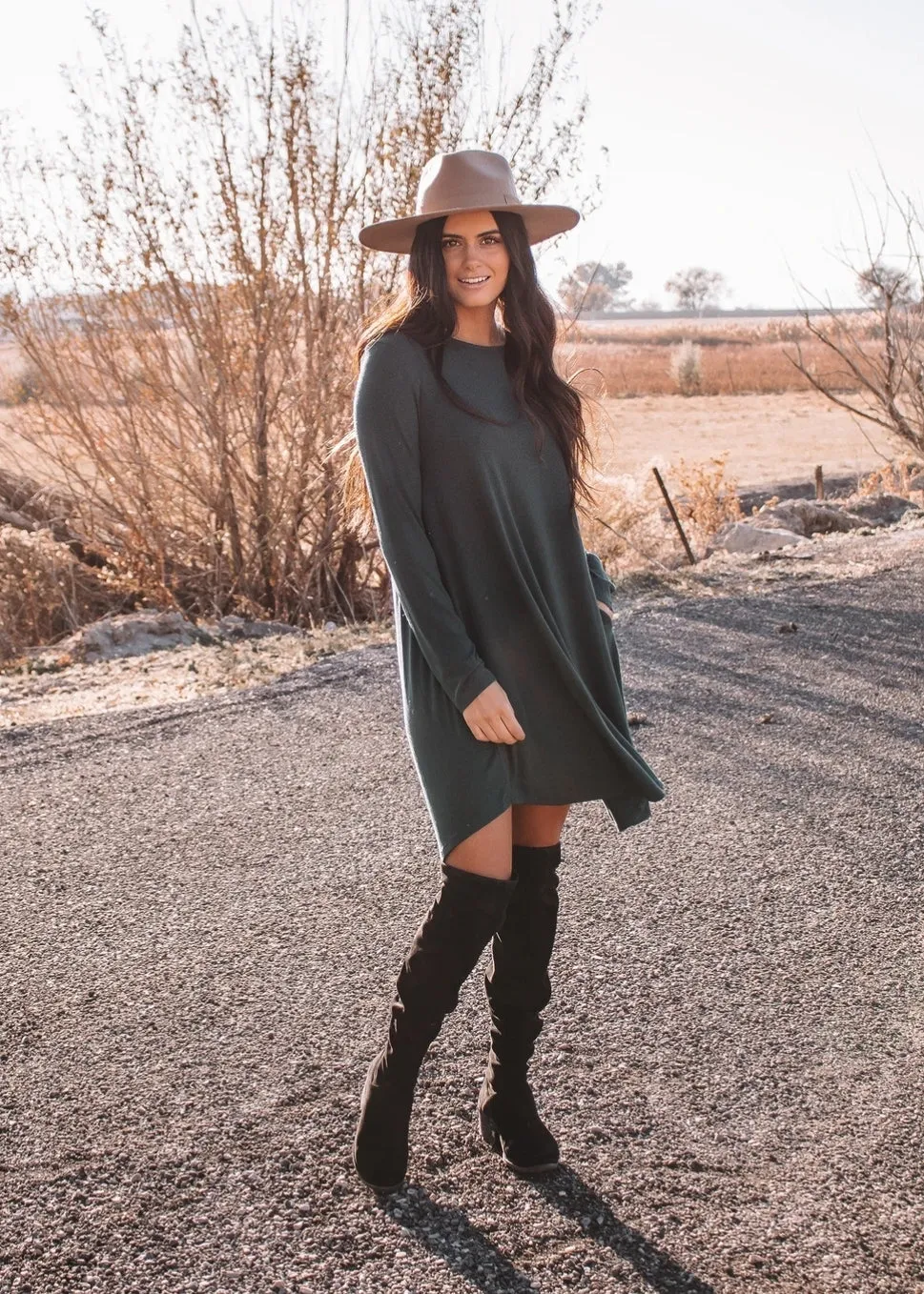 Adriana Pocket Swing Dress S-3XL