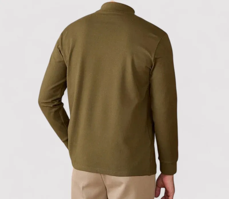 Ancien | Men's Soft Cashmere Half-Turtleneck Sweater