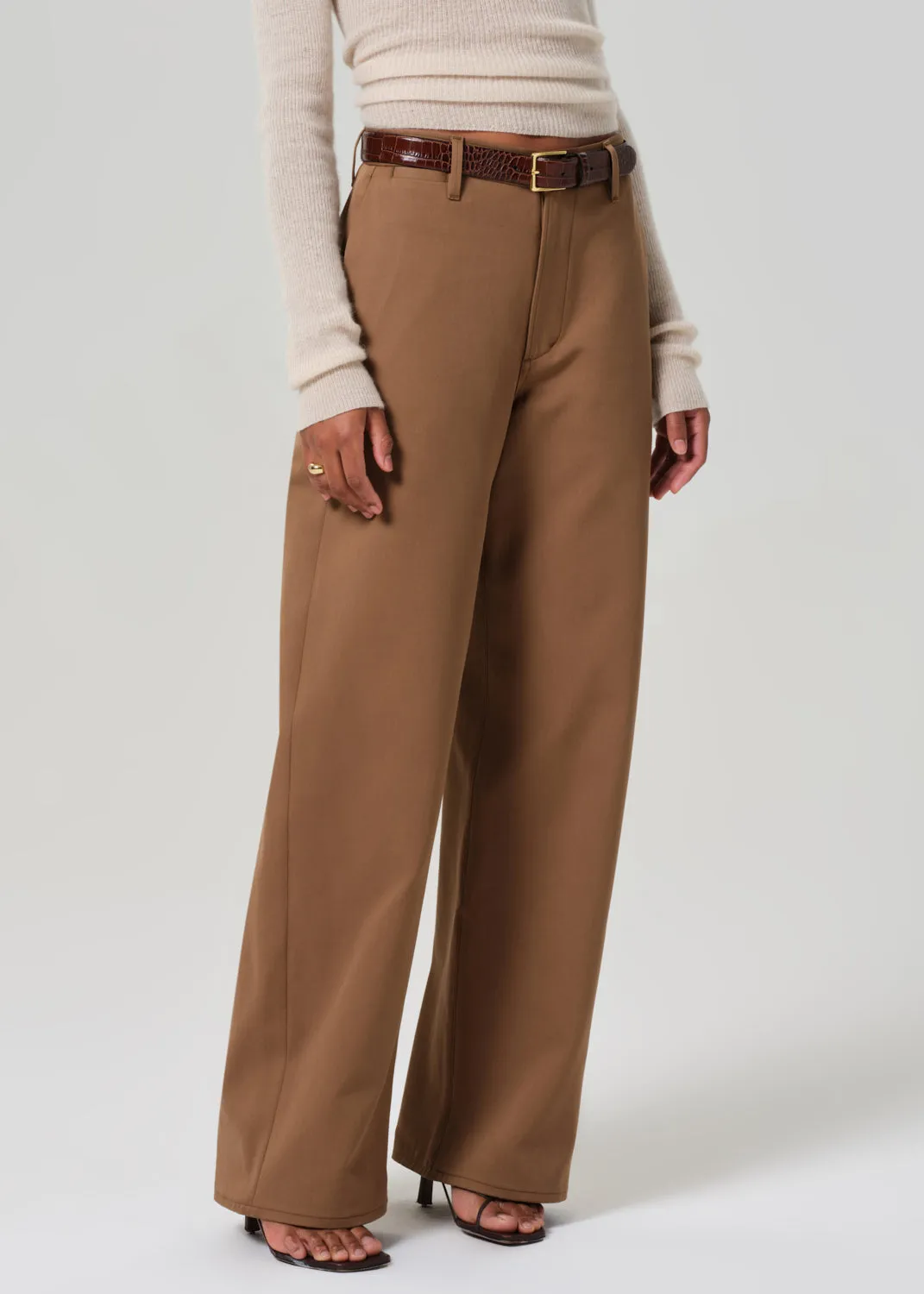 Ayla Polish Trouser in Nut