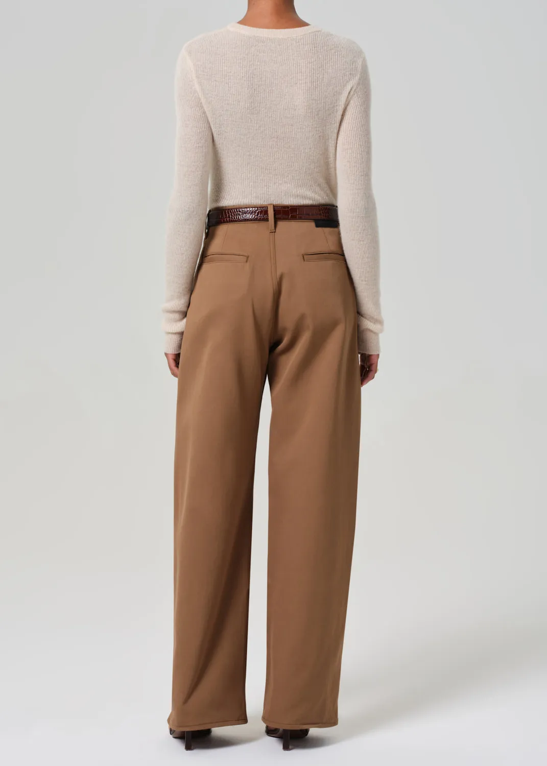 Ayla Polish Trouser in Nut