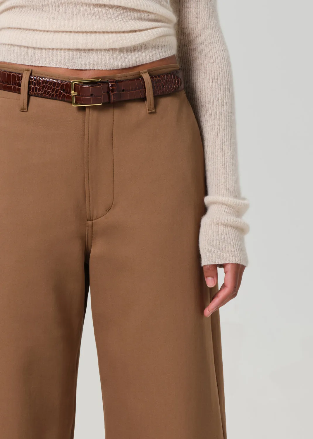 Ayla Polish Trouser in Nut