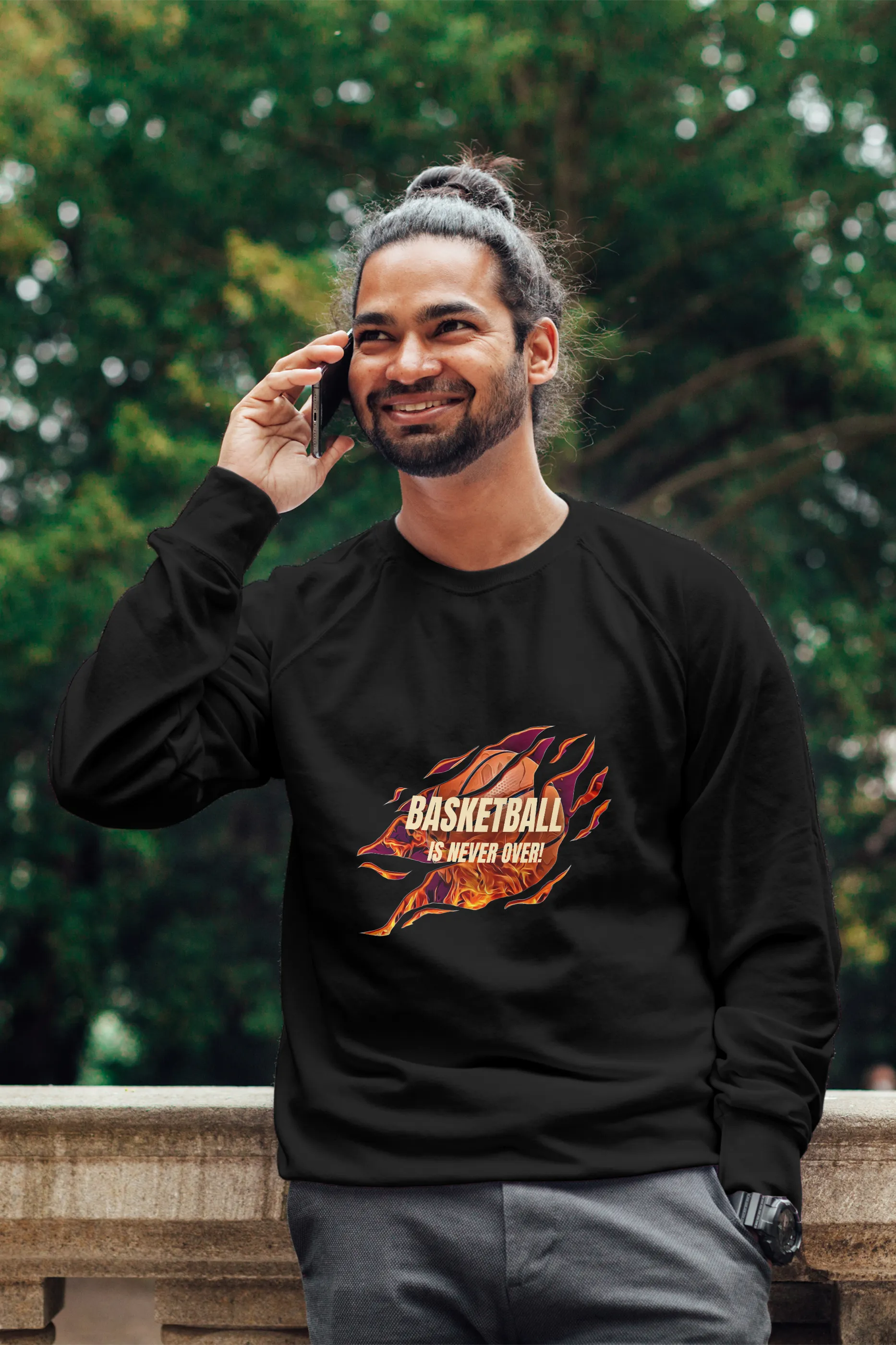 'BasketBall Is Not Over' Sweatshirt for Men