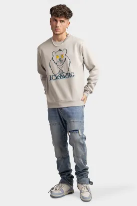 Bear Logo 5C Sweatshirt (Grey) - I24E01563411323