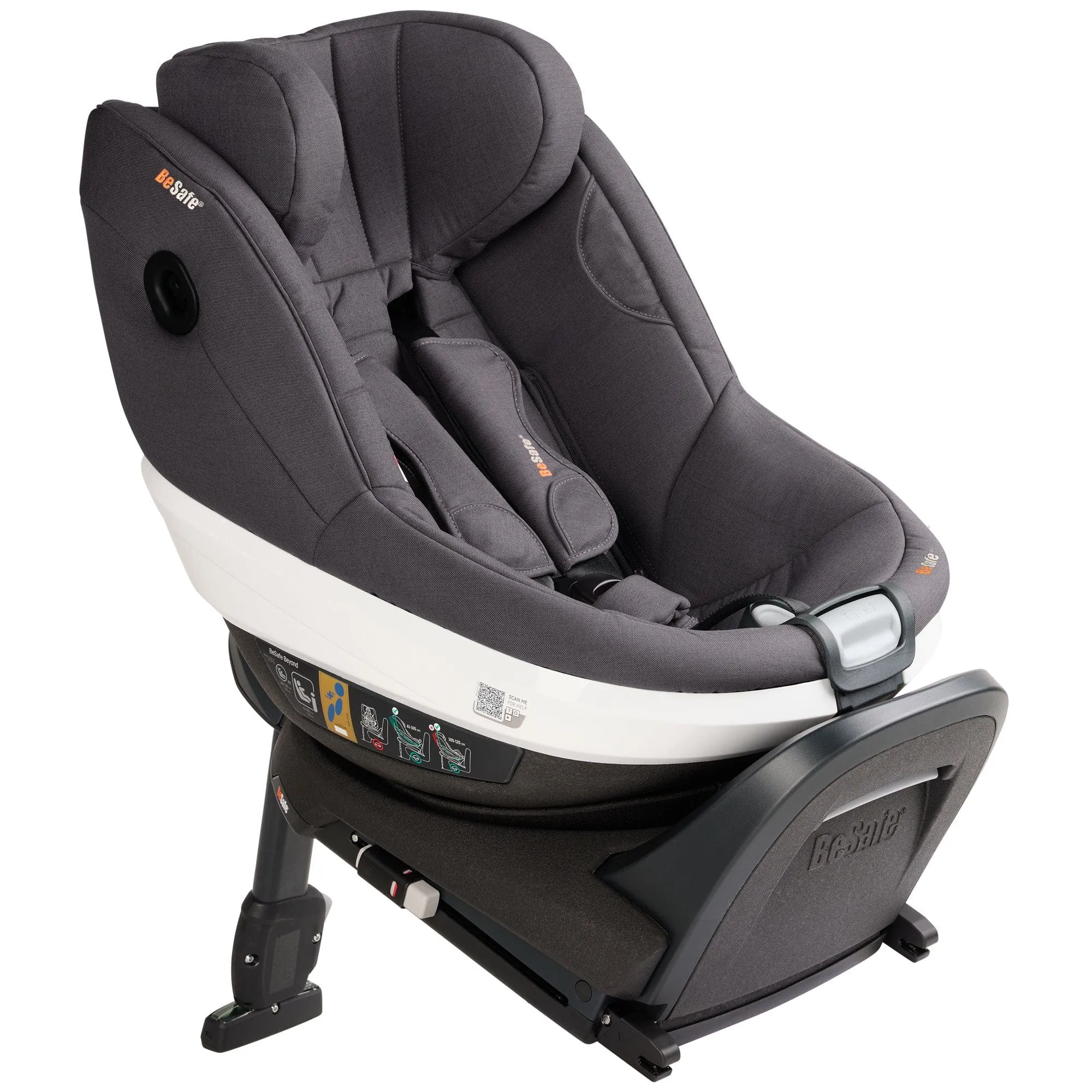 BeSafe Beyond Car Seat & Base in Dark Grey Melange