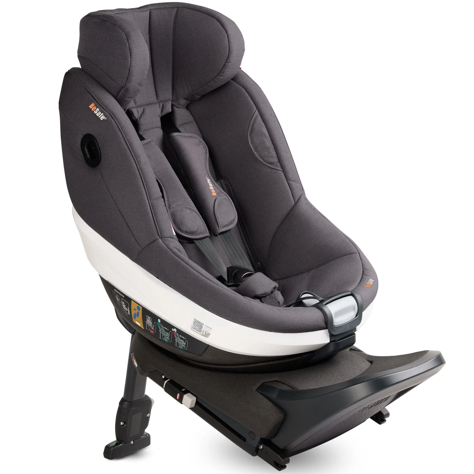 BeSafe Beyond Car Seat & Base in Dark Grey Melange
