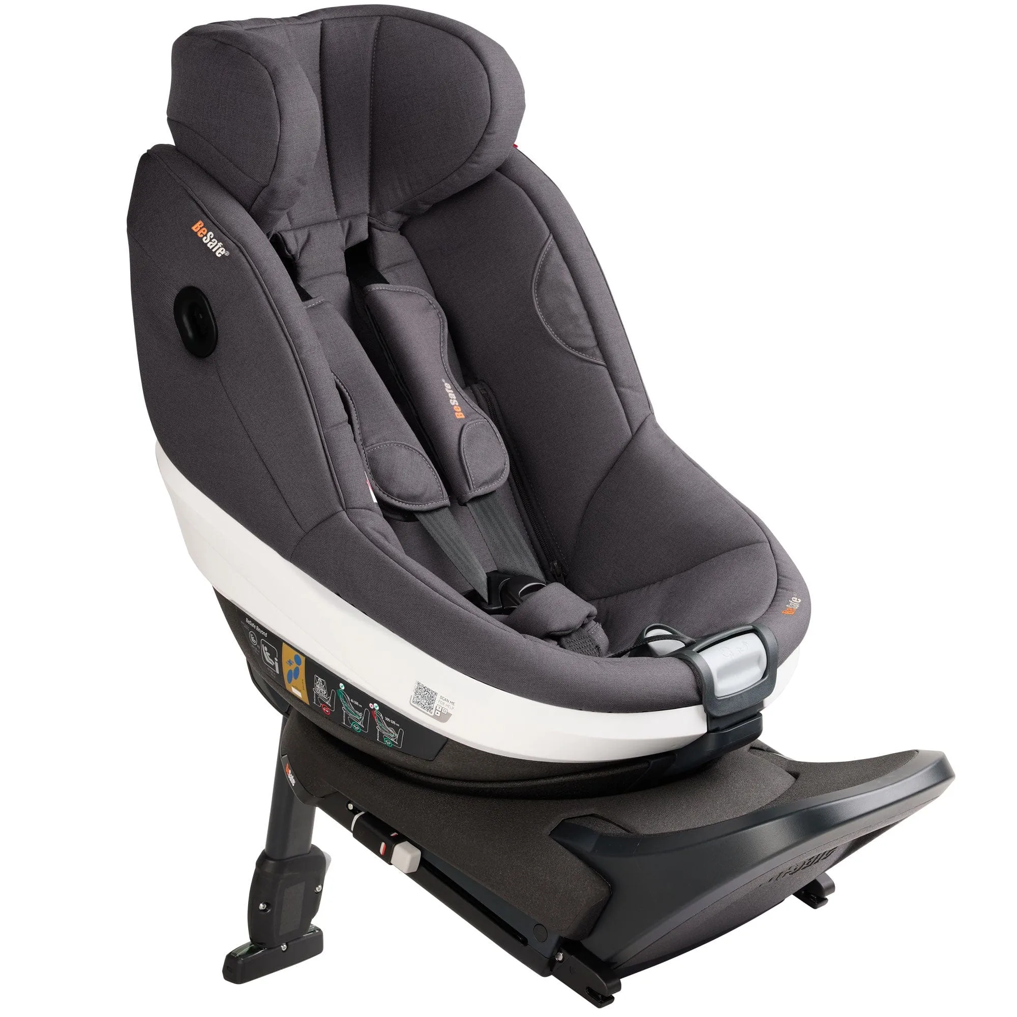 BeSafe Beyond Car Seat & Base in Dark Grey Melange