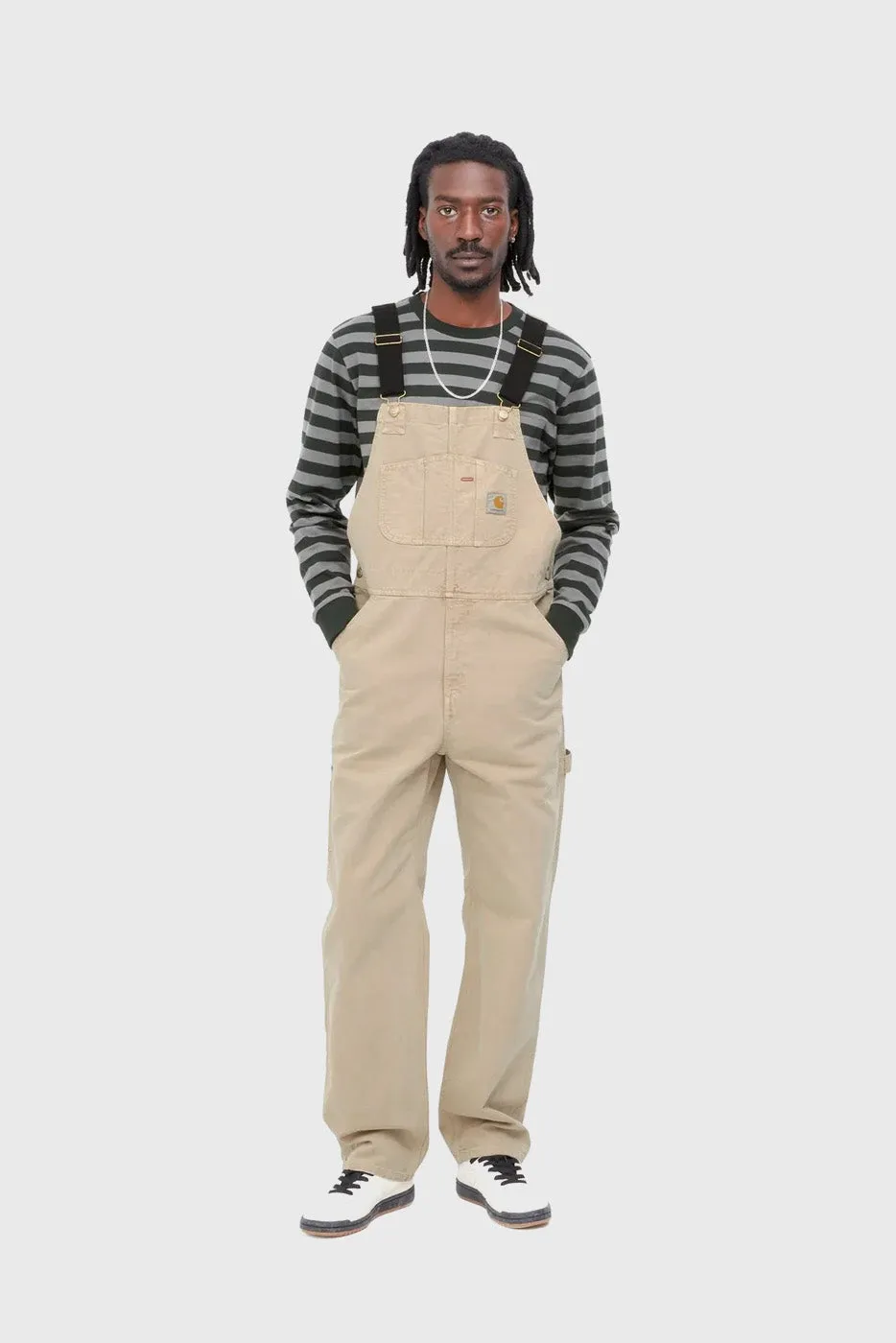 Bib Overall - Dusty Hamilton Brown Faded