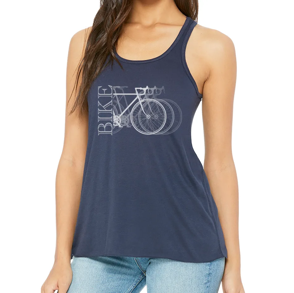 BIKE X3: Ladies' Flowy Racerback Tank