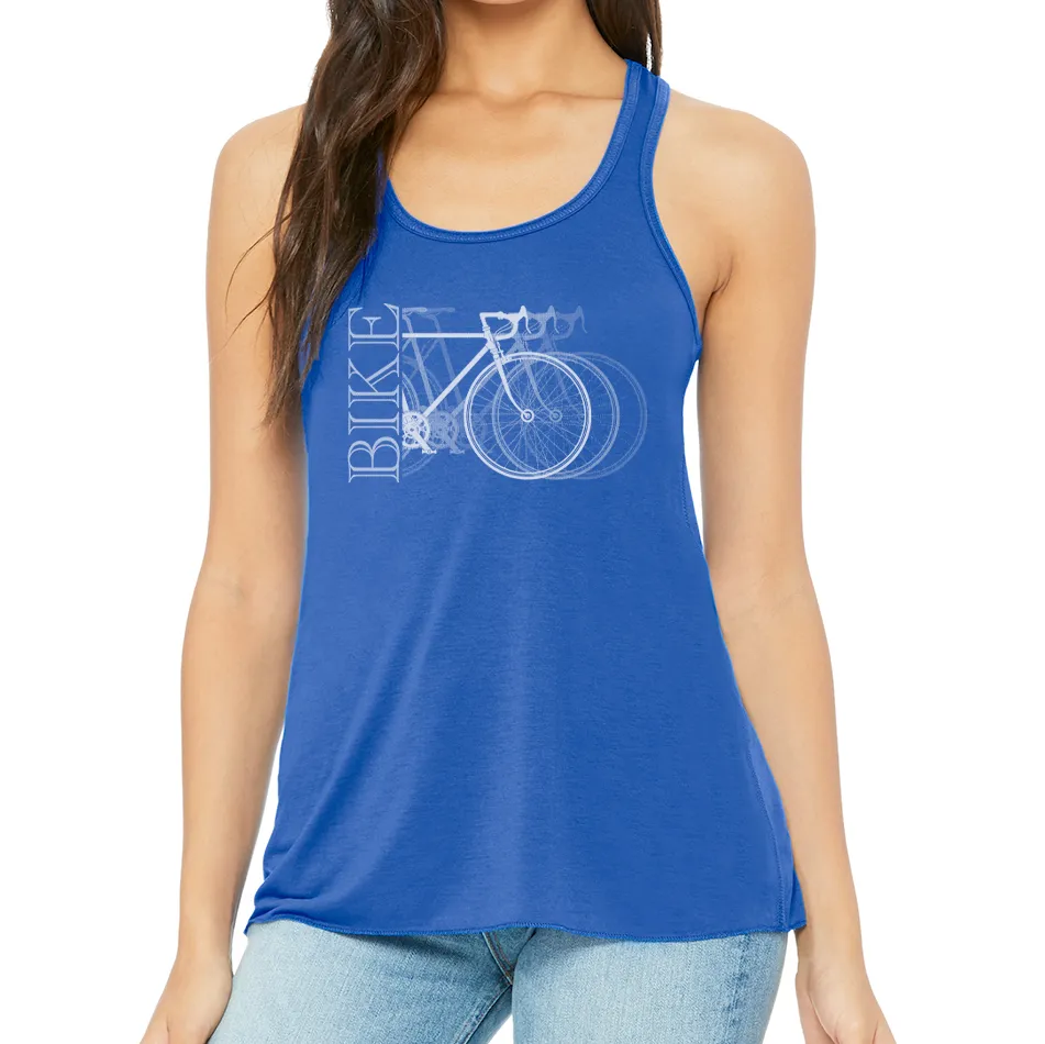 BIKE X3: Ladies' Flowy Racerback Tank