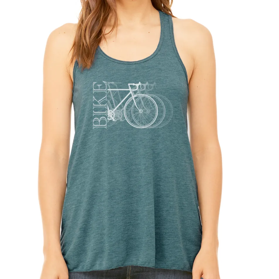 BIKE X3: Ladies' Flowy Racerback Tank