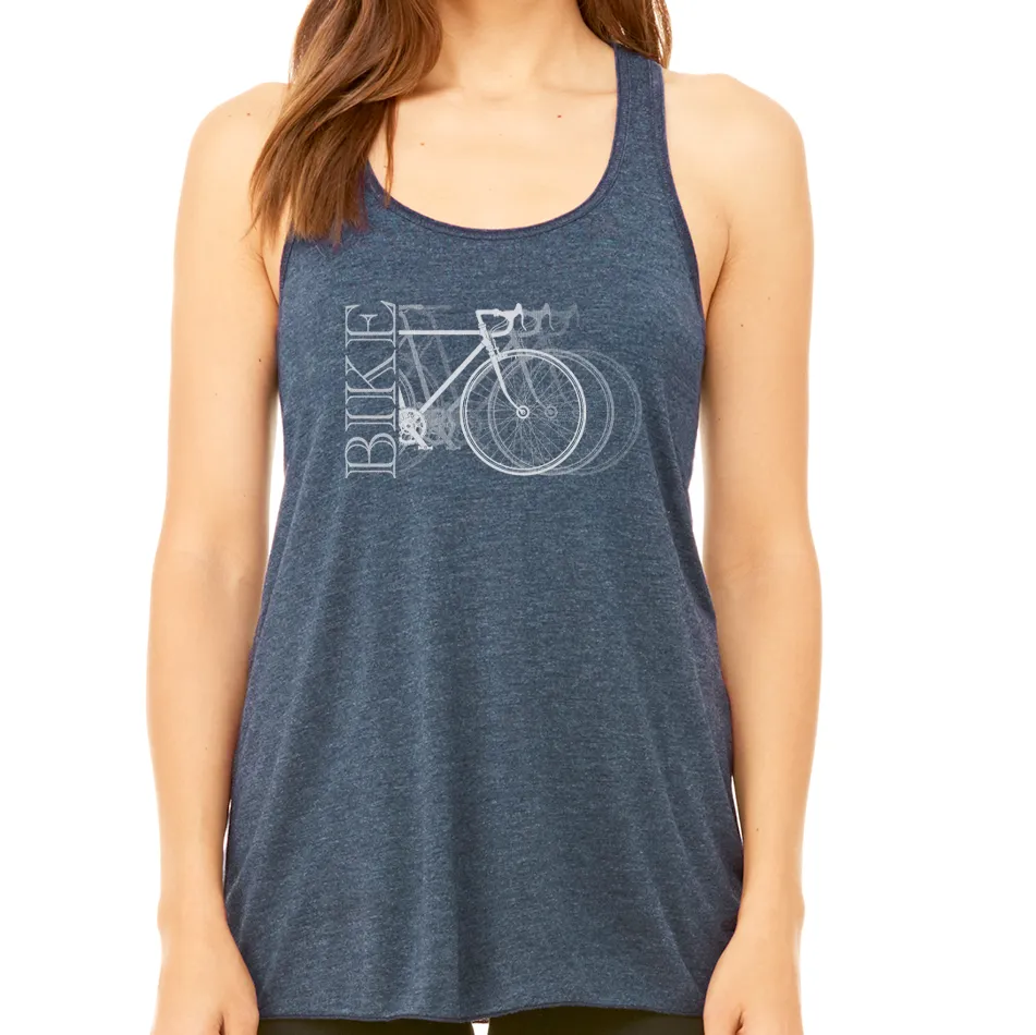 BIKE X3: Ladies' Flowy Racerback Tank