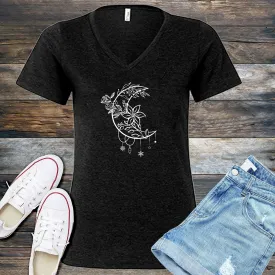 Blooming Moon V-Neck
