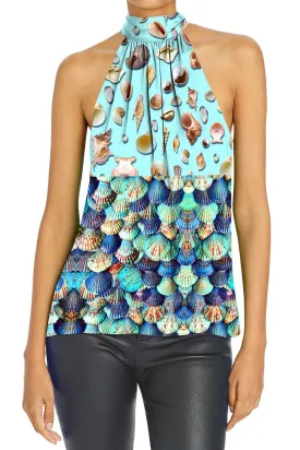 Blue Tunic Top For Women