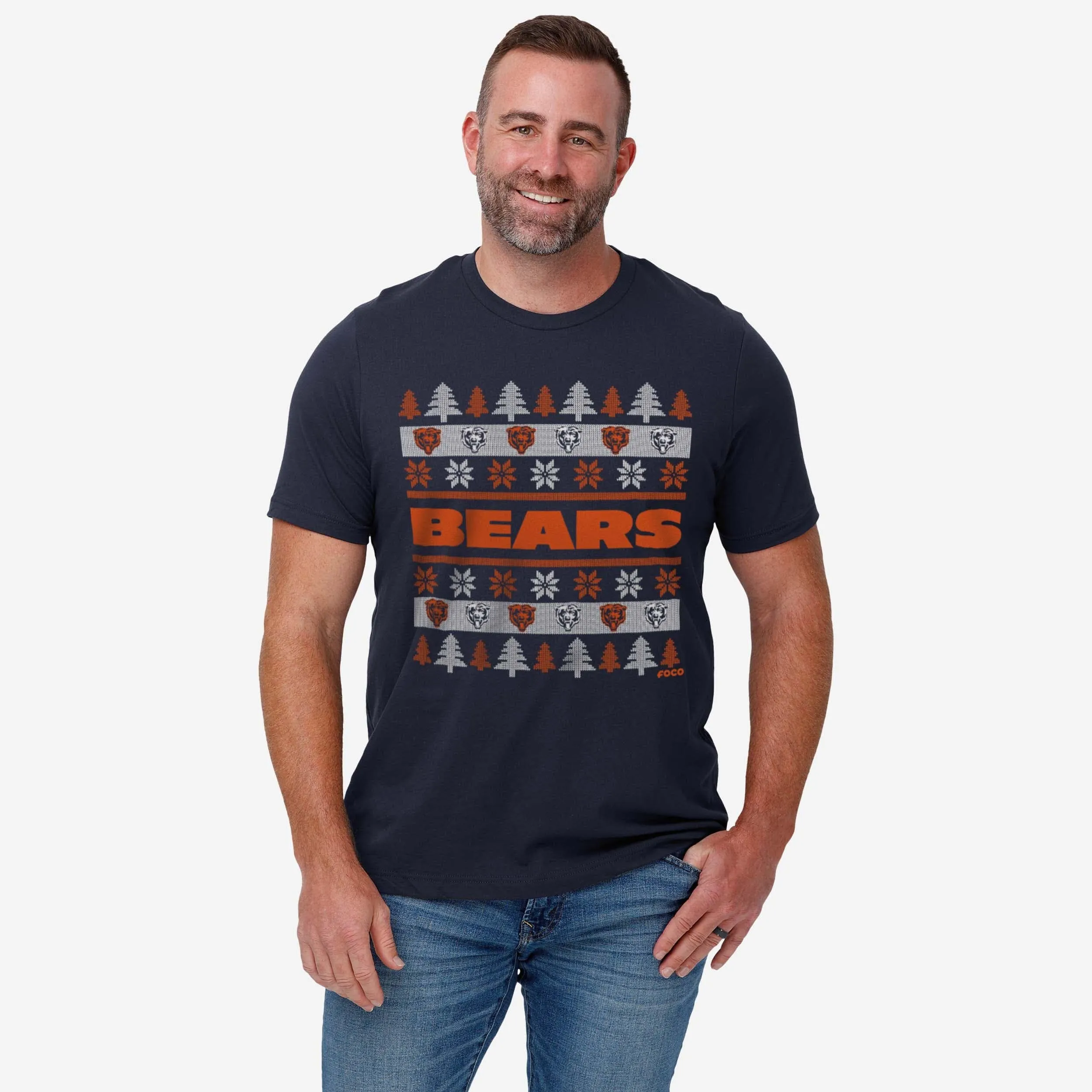 Chicago Bears Holiday Sweater T-Shirt