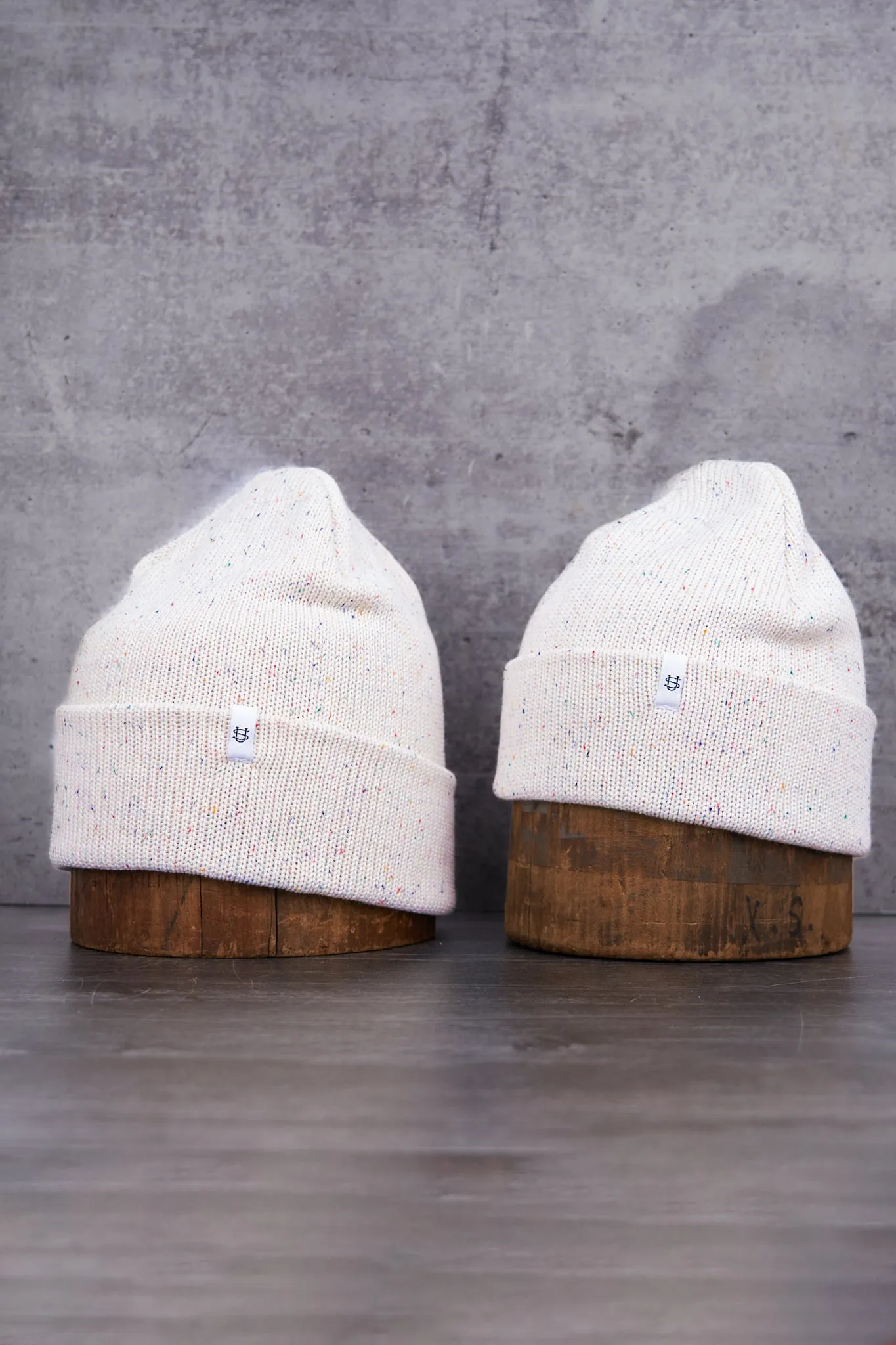Confetti Easy Fit Fine Gauge Upcycled Cotton Beanie - S/M and L/XL