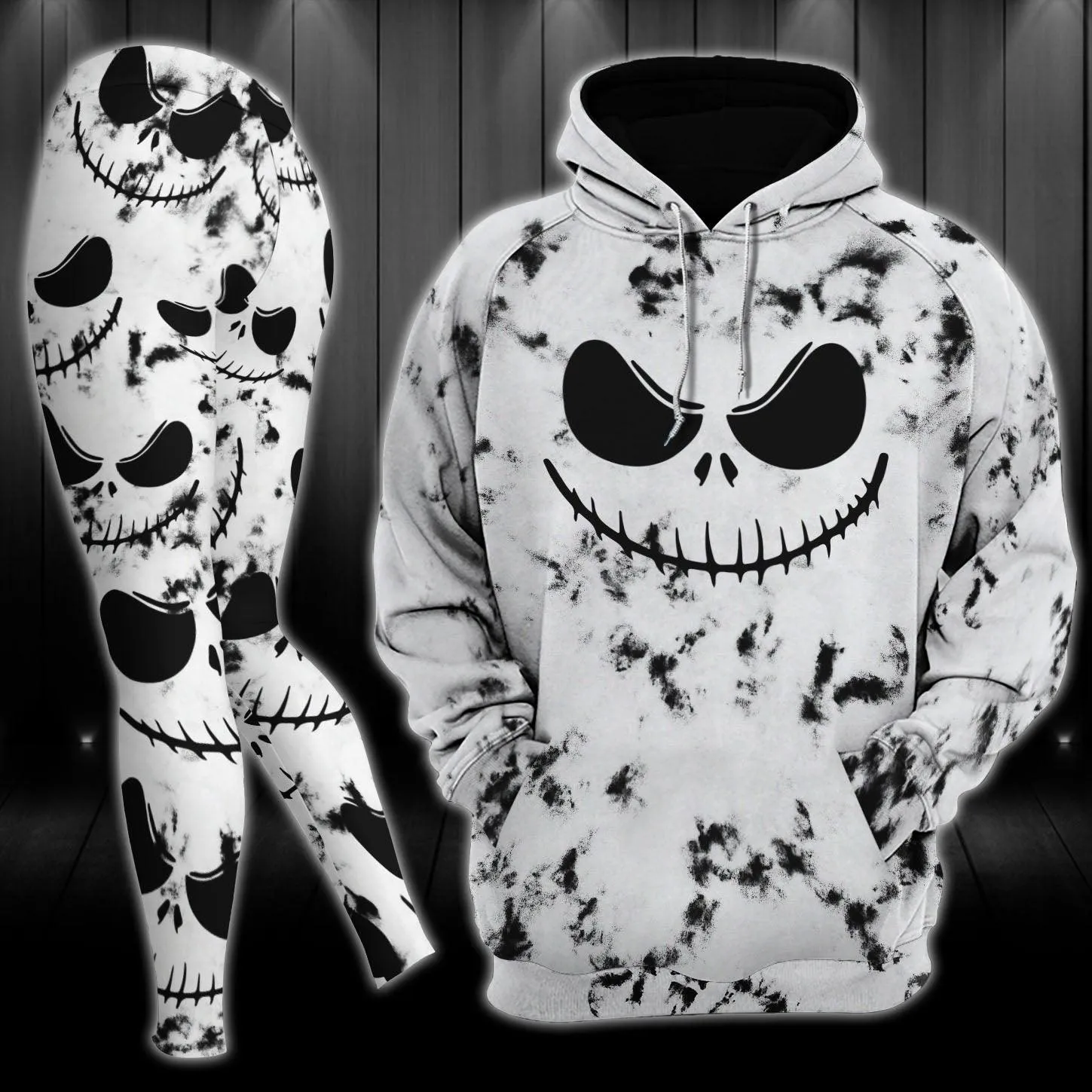 Cool Nightmare Tiedye Combo Hoodie and Leggings