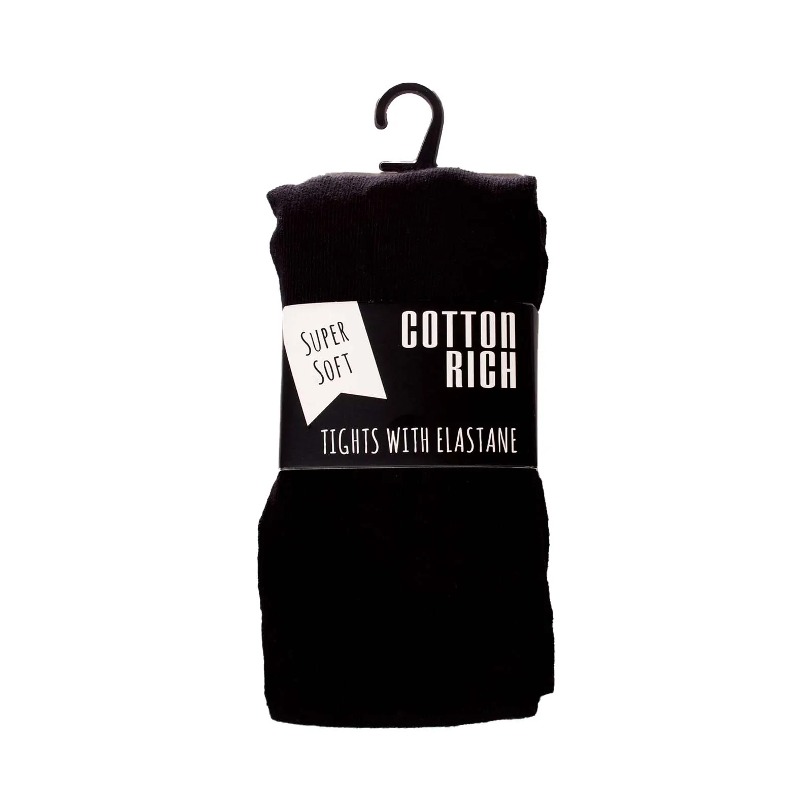 Cotton Rich Black Tights