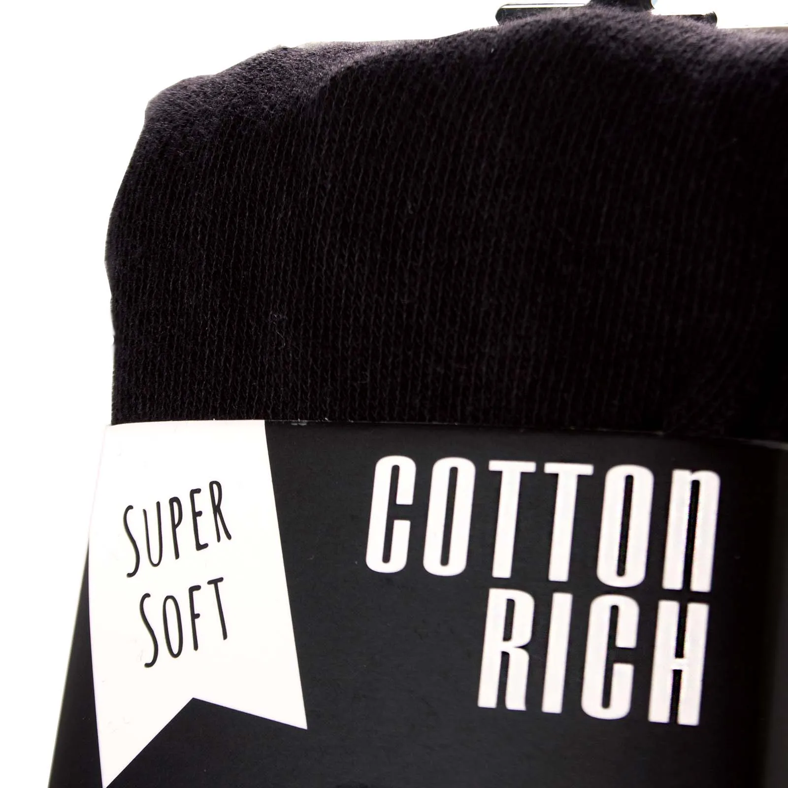 Cotton Rich Black Tights
