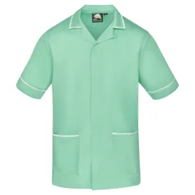 Darwin Male Tunic | Eau De Nil - White