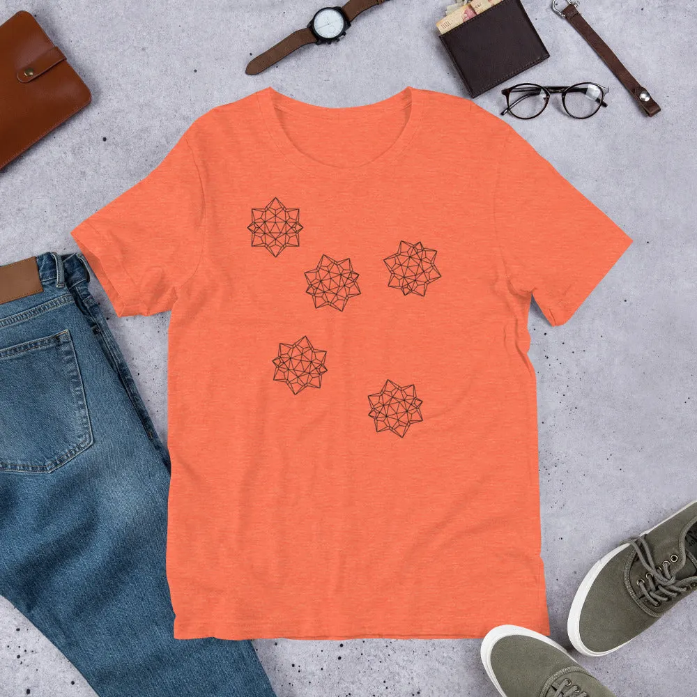 Dice Snowflake Unisex T-Shirt