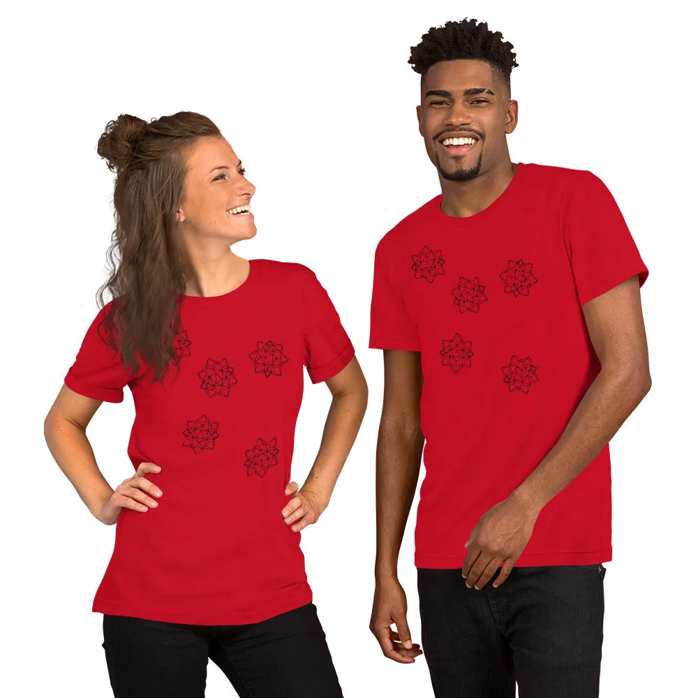 Dice Snowflake Unisex T-Shirt