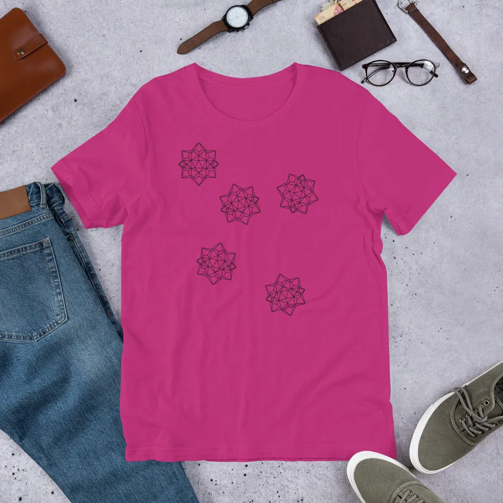 Dice Snowflake Unisex T-Shirt