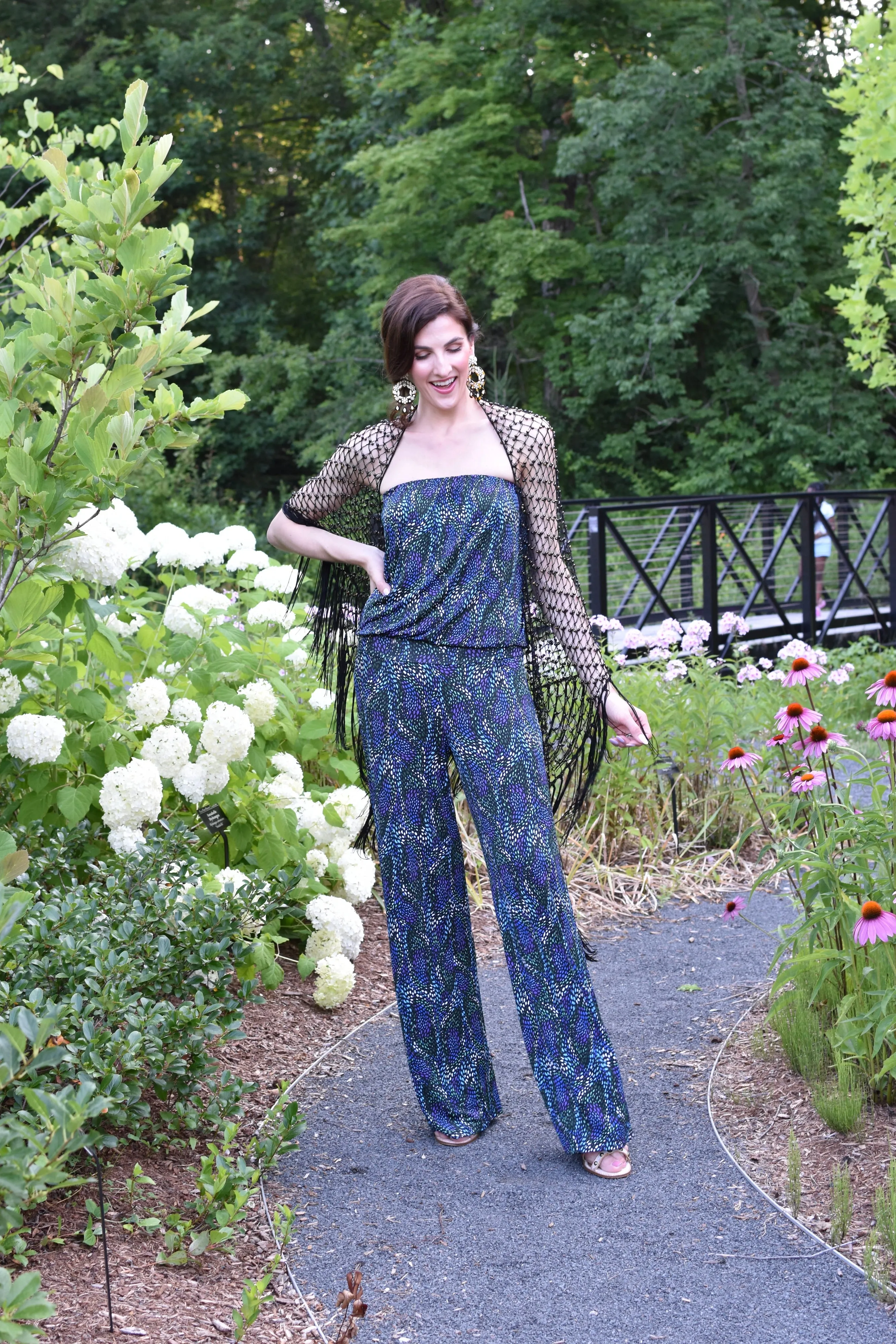 Disco Peacock Jumpsuit