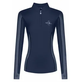 Fair Play Half Turtleneck KAMILA Navy-Steel Blue