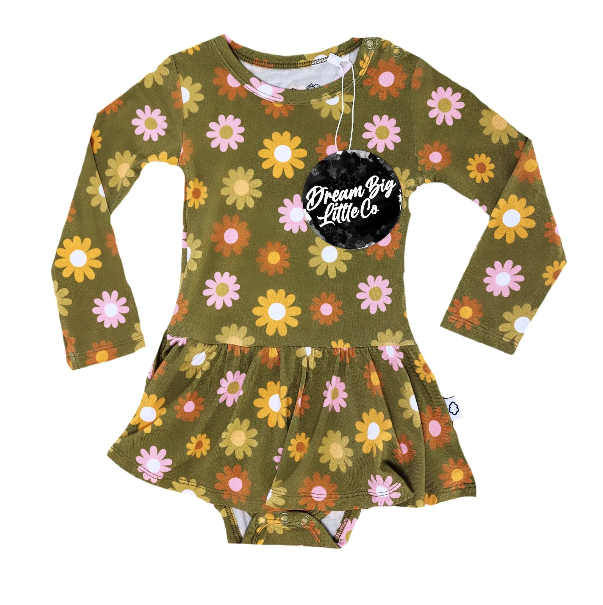 FLOWER POWER DREAM BODYSUIT DRESS