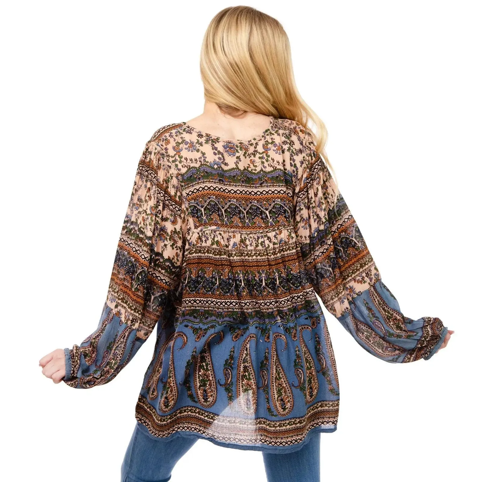 Flowy Peasant Blouse