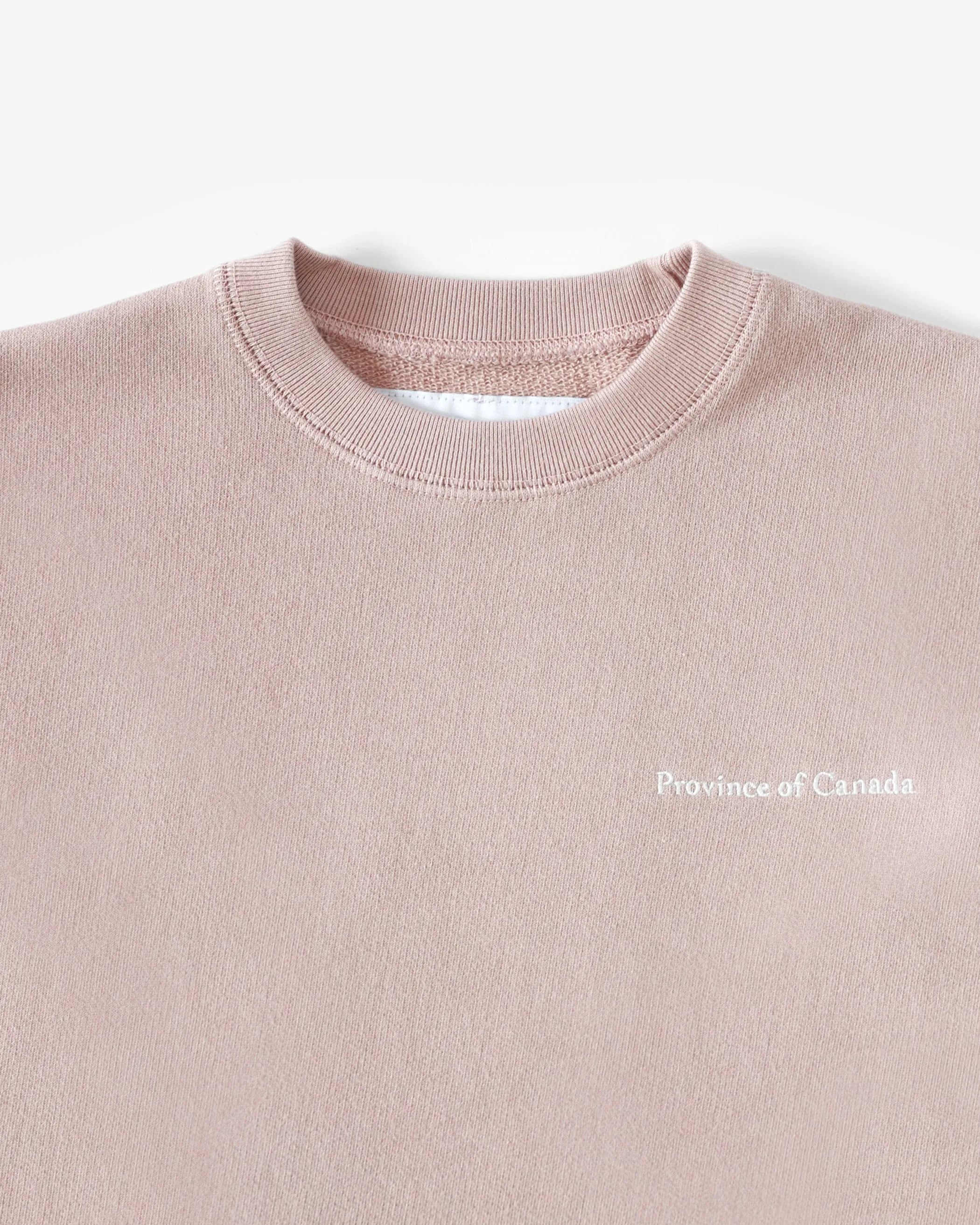 French Terry Crop Sweatshirt Dark Dusk