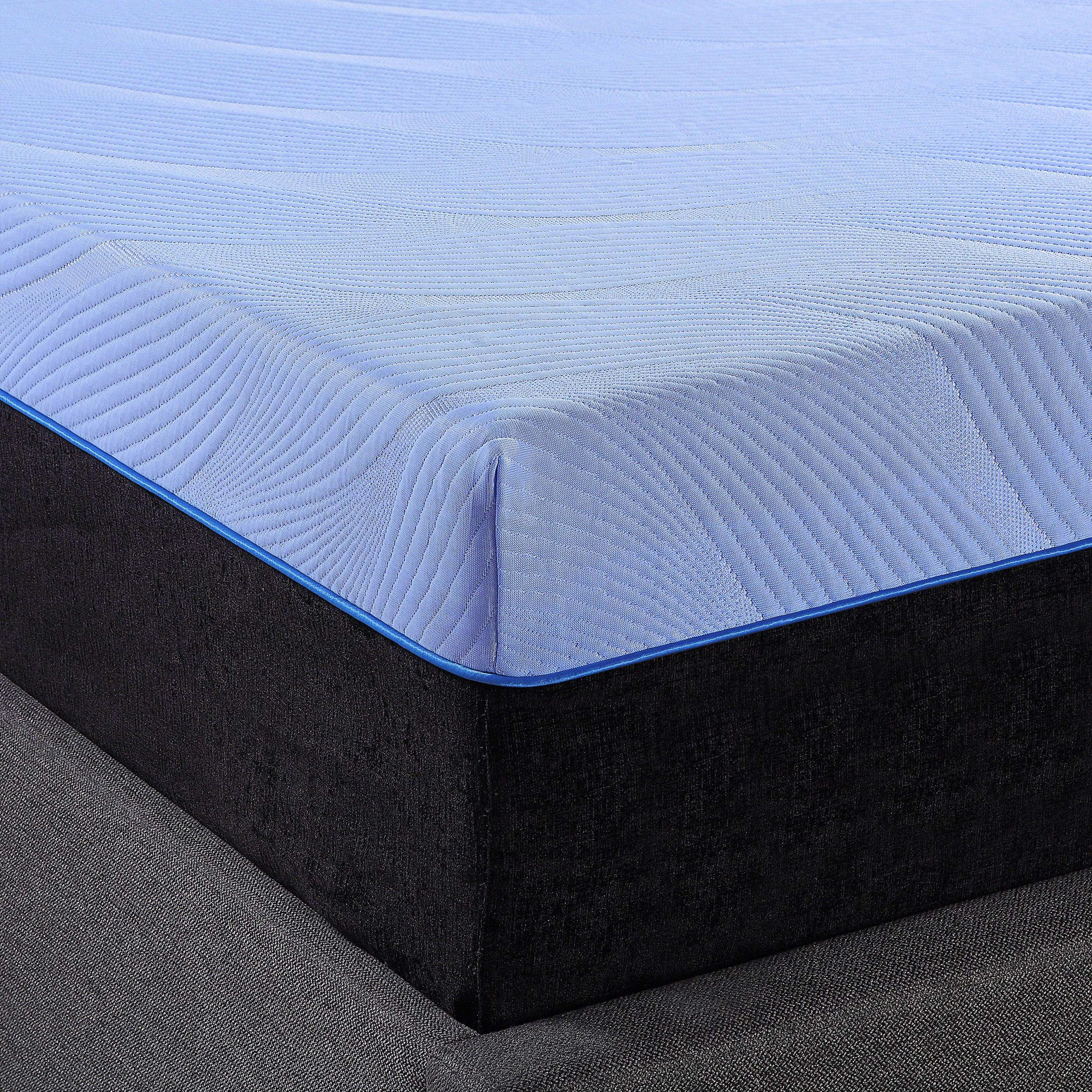 Full Mattress, 12" Hybrid Refresh Cooling GelCare Memory Foam with Coils, Medium
