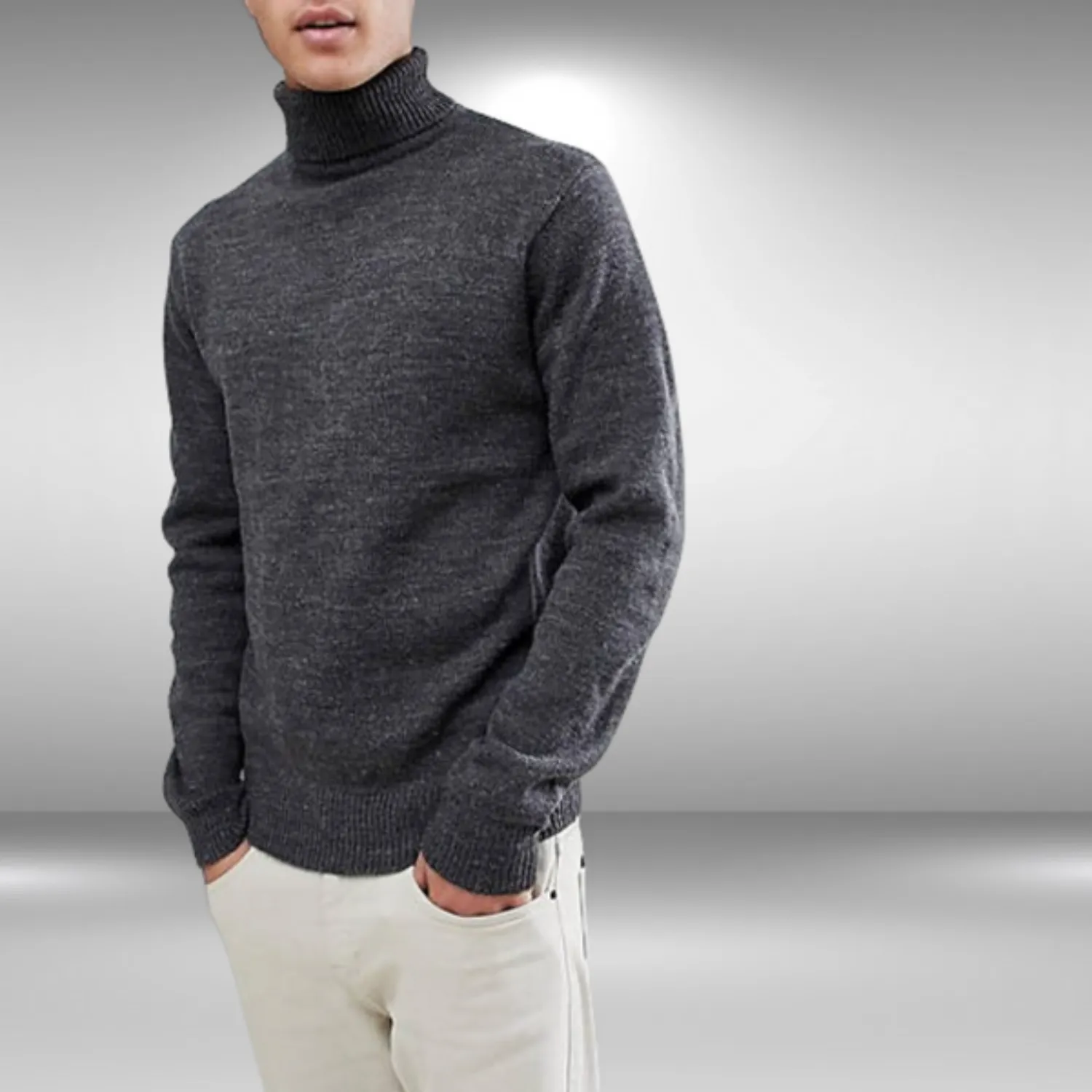 Garry - Turtleneck Sweater - Classic - Tailored Fit - Ideal for Fall/Winter