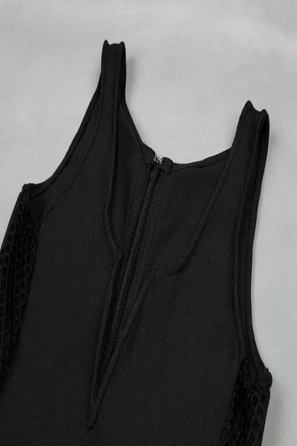 Hanna Black Lace Up Jumpsuit