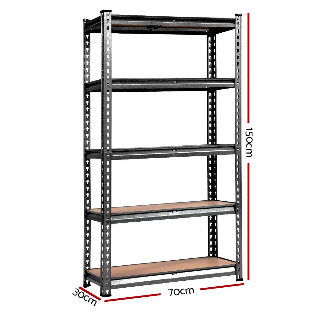 Heavy-Duty Adjustable 4-Piece Shelving Rack Storage - Giantz