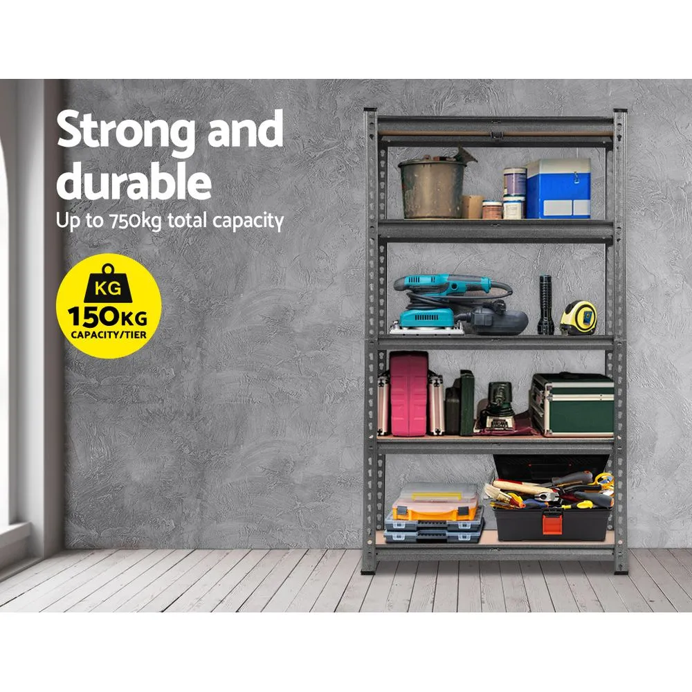 Heavy-Duty Adjustable 4-Piece Shelving Rack Storage - Giantz