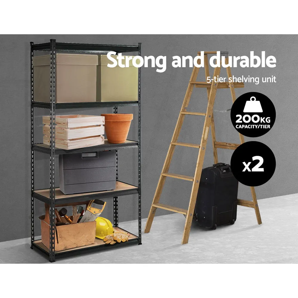 Heavy-duty Adjustable Garage Shelving 2x 5 Shelves - Giantz