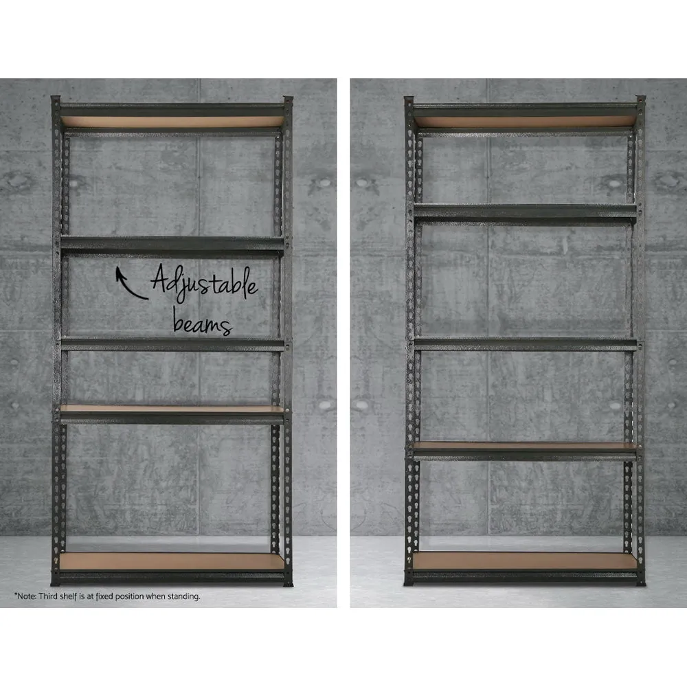 Heavy-duty Adjustable Garage Shelving 2x 5 Shelves - Giantz