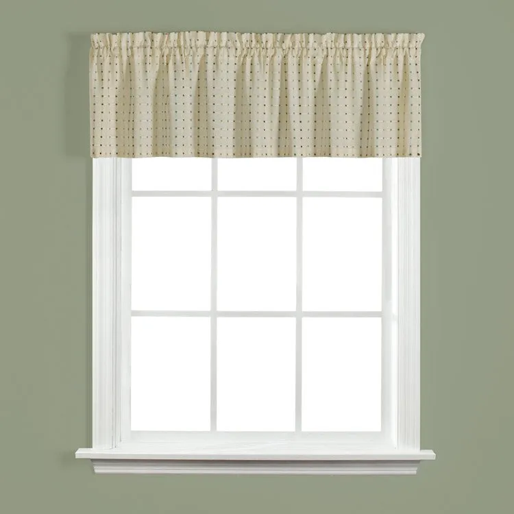 Hopscotch Valance in Neutral