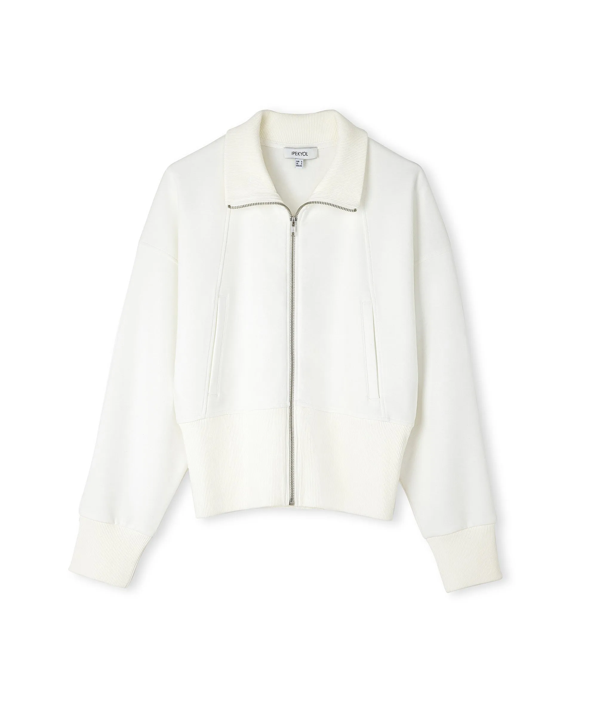 Ipekyol Ribbed Mix Sweatshirt Ecru