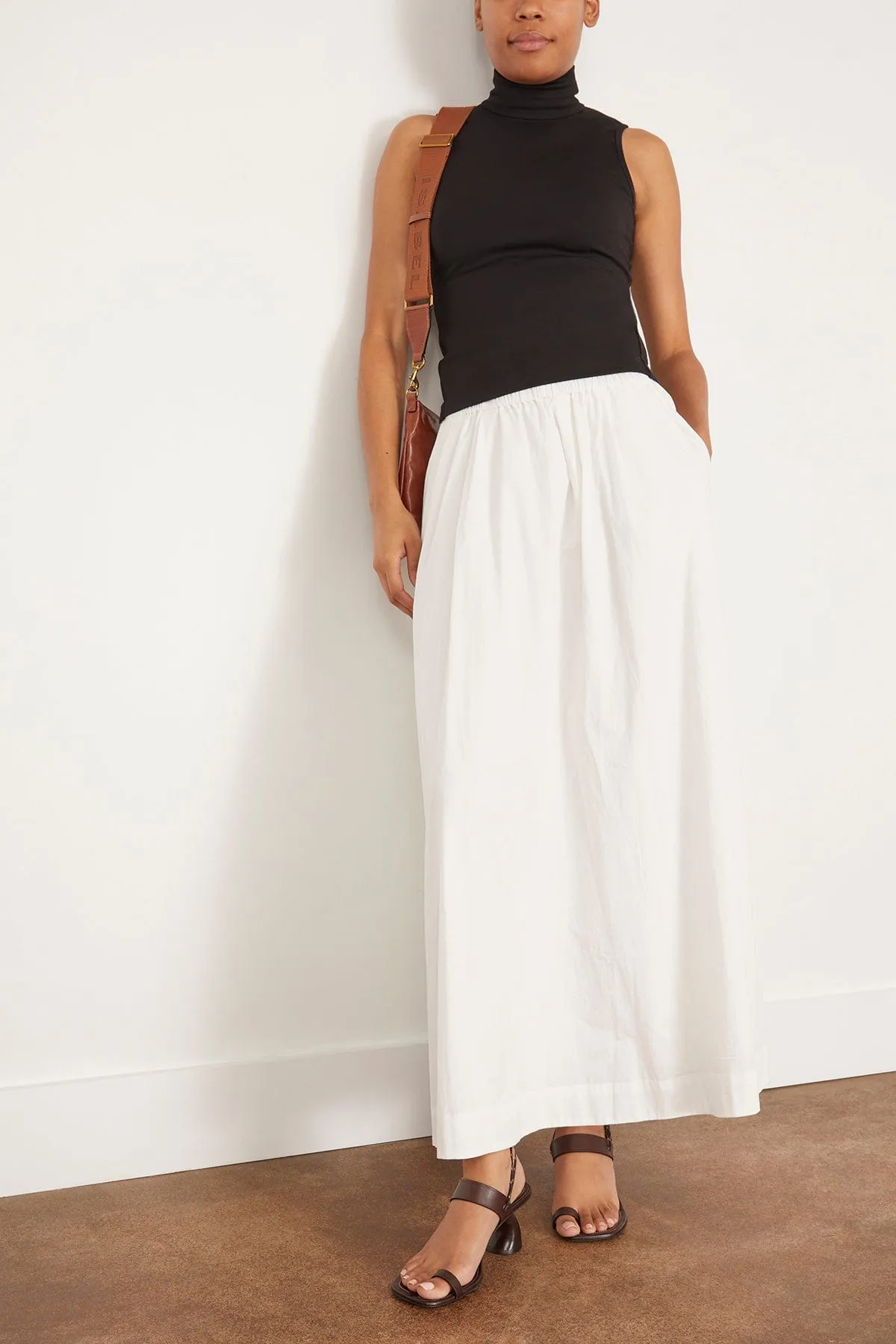 Irina Ponte Tank Top in Black