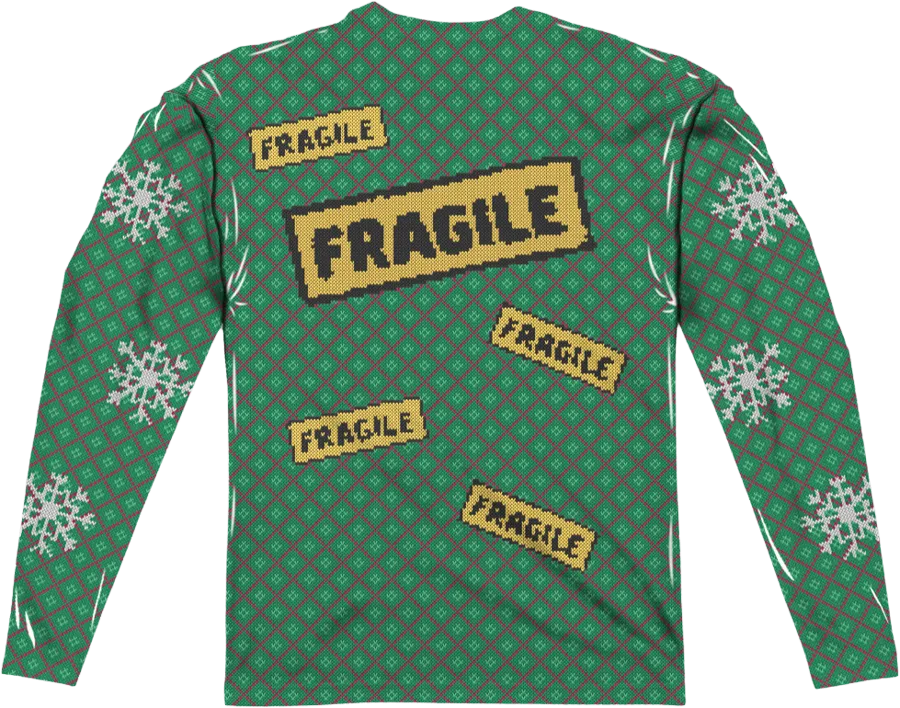 Leg Lamp Faux Ugly Sweater Christmas Story Long Sleeve Tee