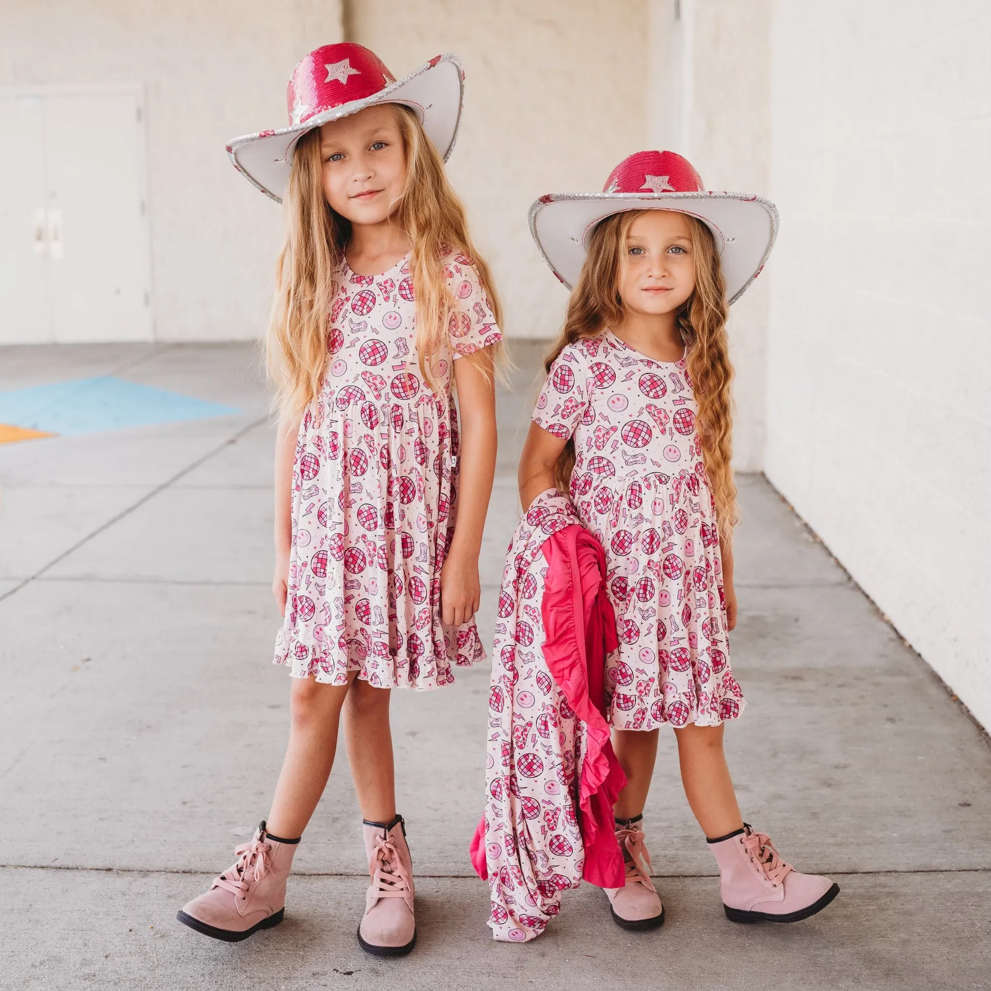 LET'S GO GIRLZZZ DREAM RUFFLE DRESS