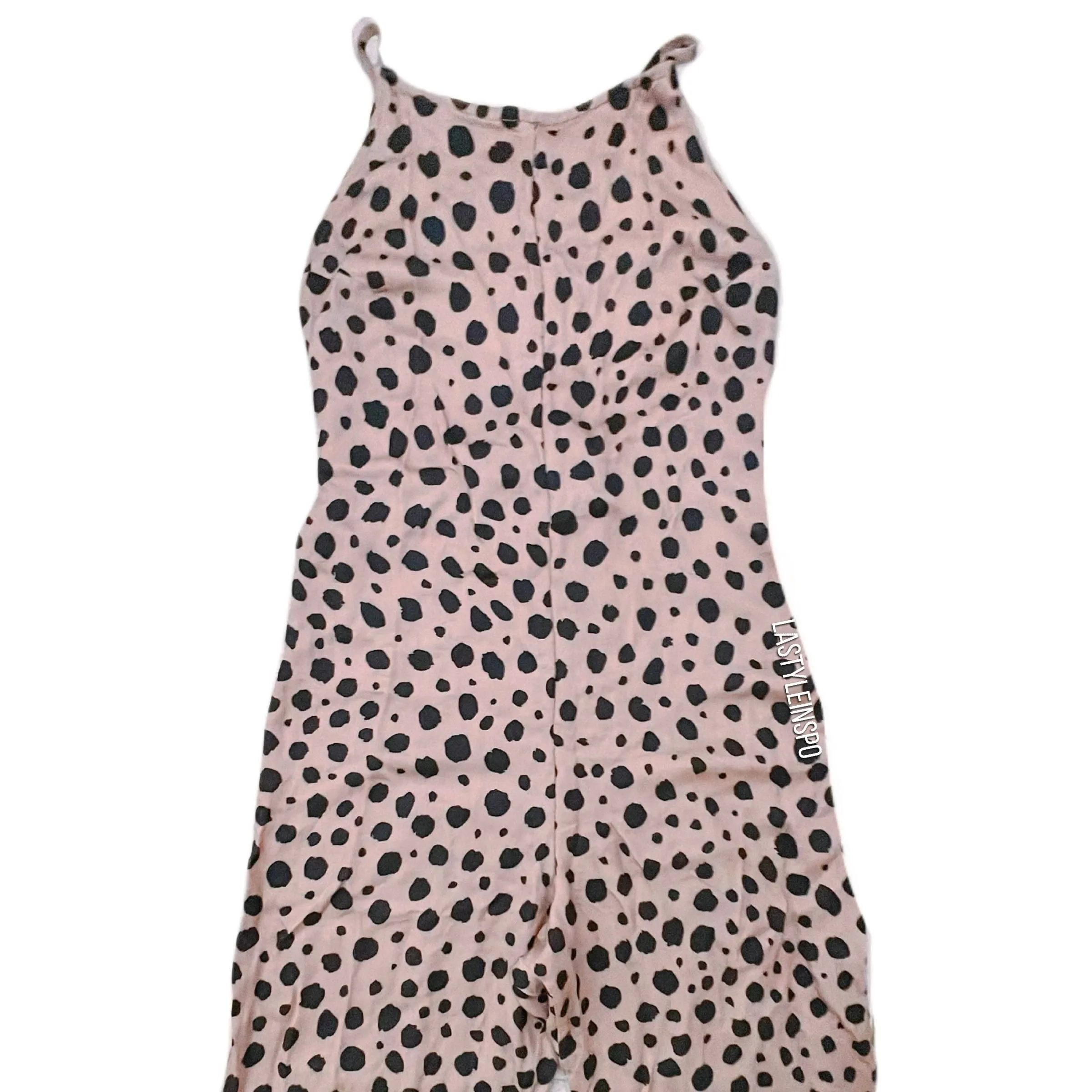 LNA Feline Leopard Jumpsuit Cross Back Size XXS