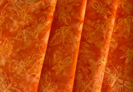 Marigold & Marmalade Butterflies Cotton Batik (Made in Indonesia)