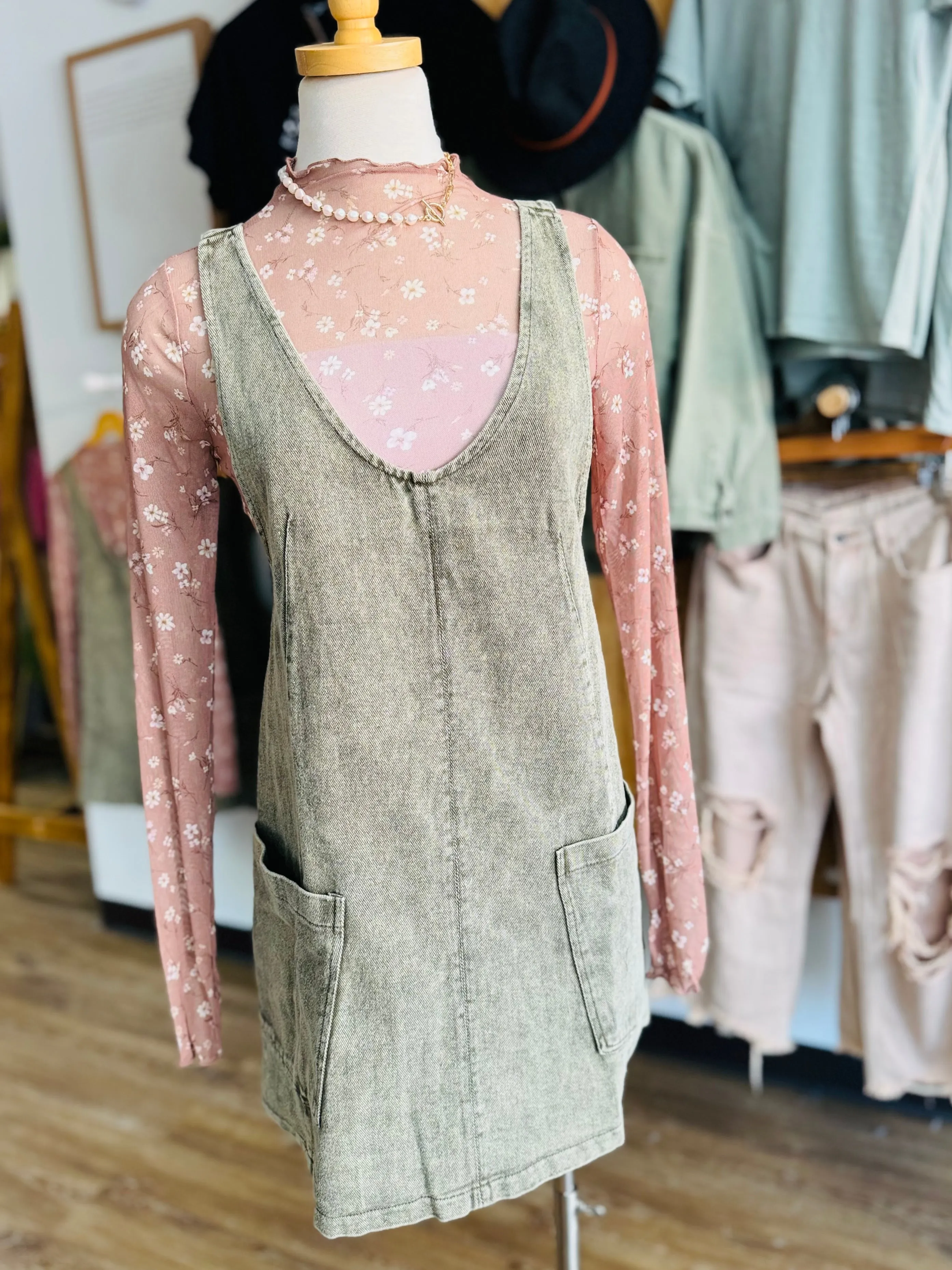 Maya overall dress