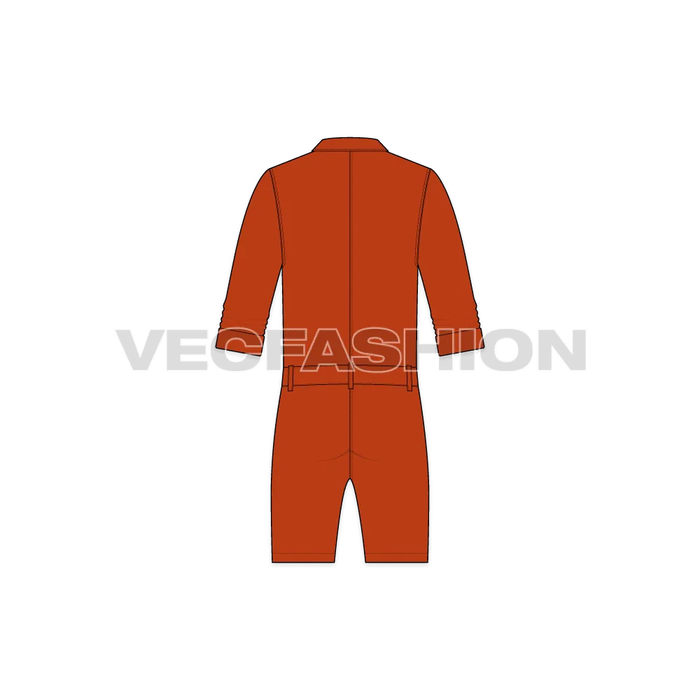 Mens Boiler Suit with Shorts