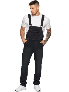 Mens Fashionable Denim Overall Dungarees  | Enzo Designer Menswear